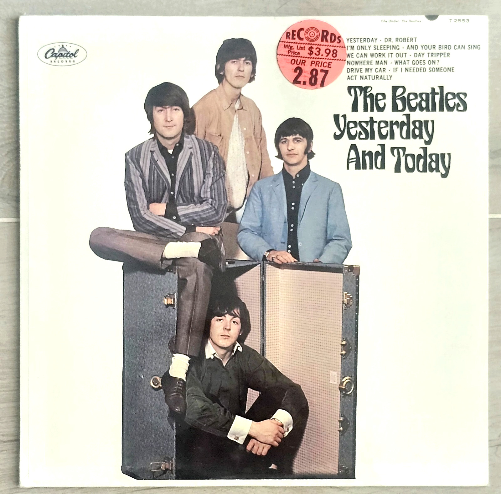 ヴィンテージ♢ビートルズ The Beatles♢パネル ビンテージ○THE BEATLESポスター約28cm×約35.5cm○211004i4-pst