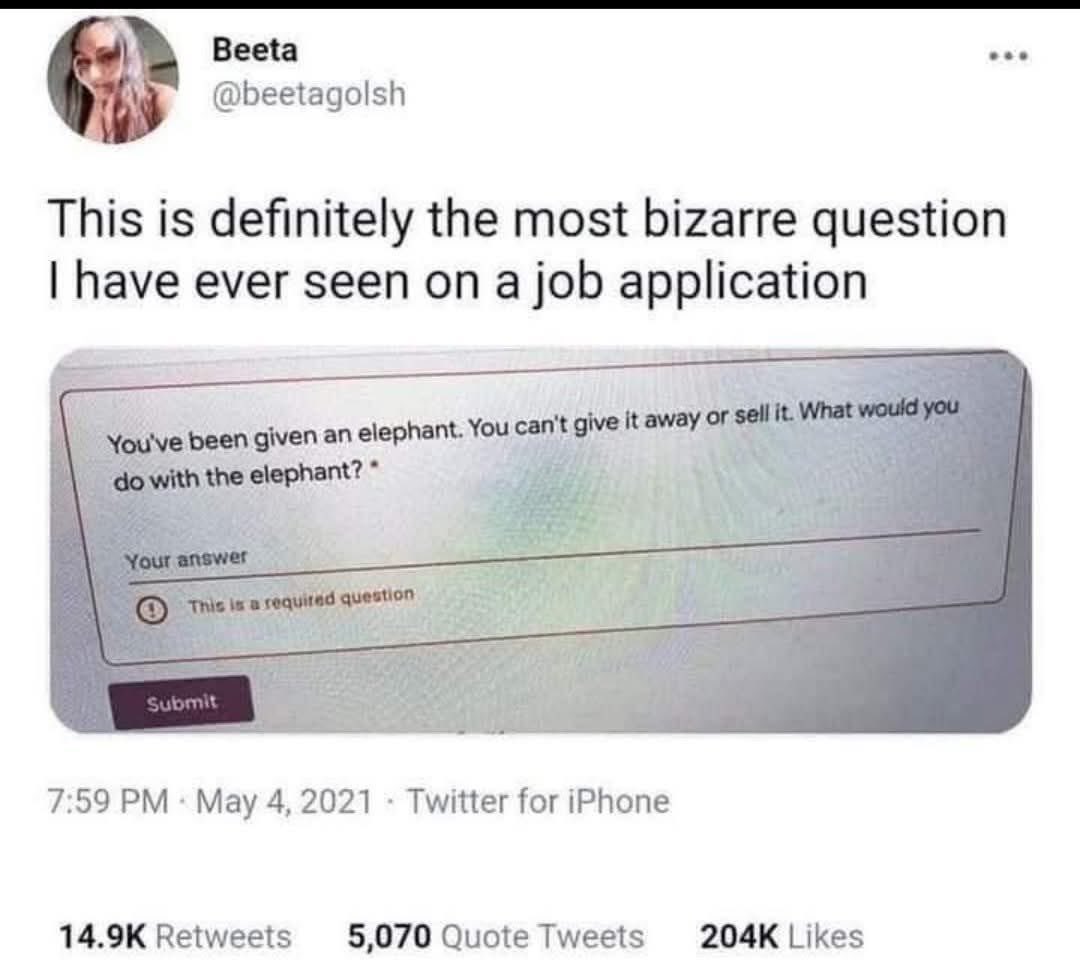 I have to know.