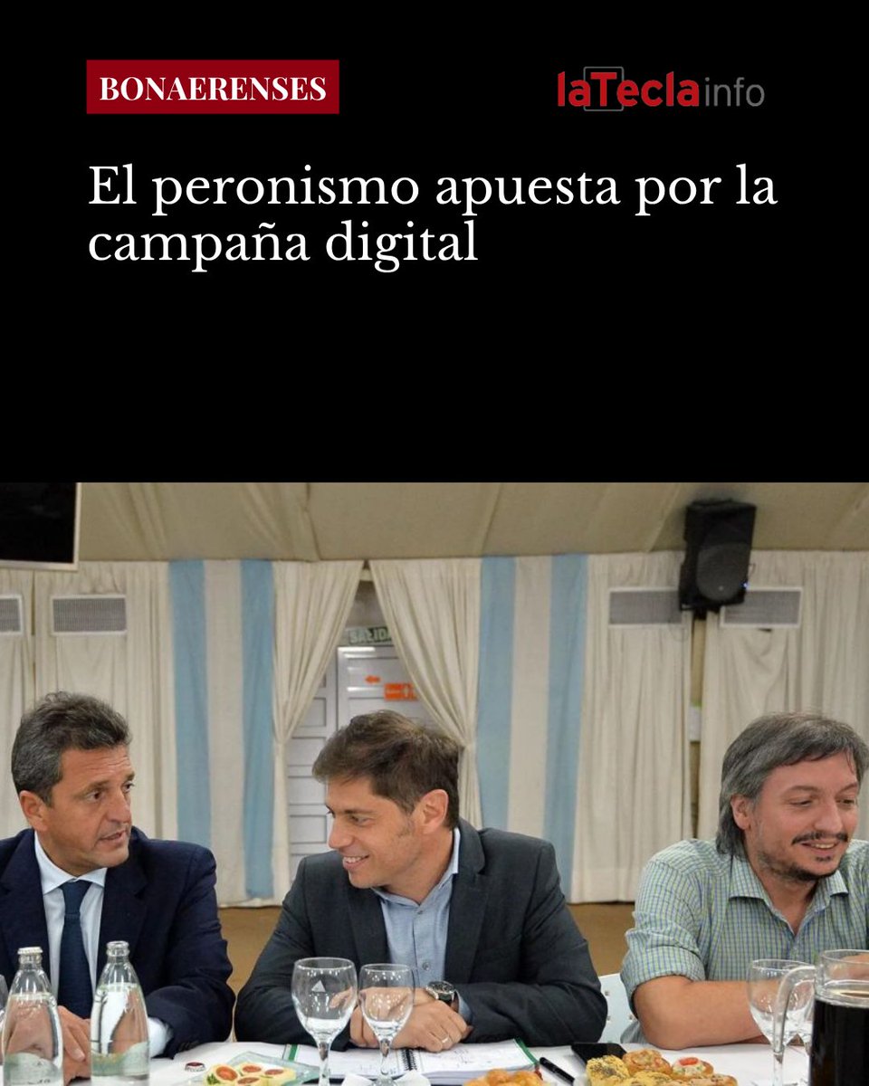grupolatecla's tweet image. #Bonaerenses | El peronismo apuesta por la campaña digital
Con las listas cerradas, el foco está puesto en los comicios del 7 de septiembre. Con la campaña ya en marcha, varios referentes de Fuerza Patria compartieron imágenes en sus redes sociales con diferentes consignas.
📲…