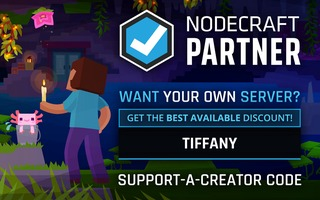 TiffanyWitcher's tweet image. Hey everyone good news! I&apos;ve been reviewed as a Nodecraft Partner! Use code Tiffany to save 30% off your own server! From Minecraft to Palworld join Nodecraft today!