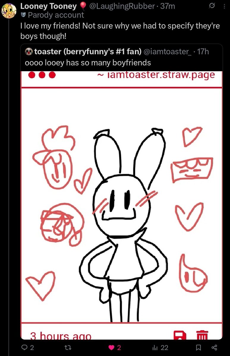 SproutBaker's tweet image. He&apos;s silly, I like him 🌱🍓