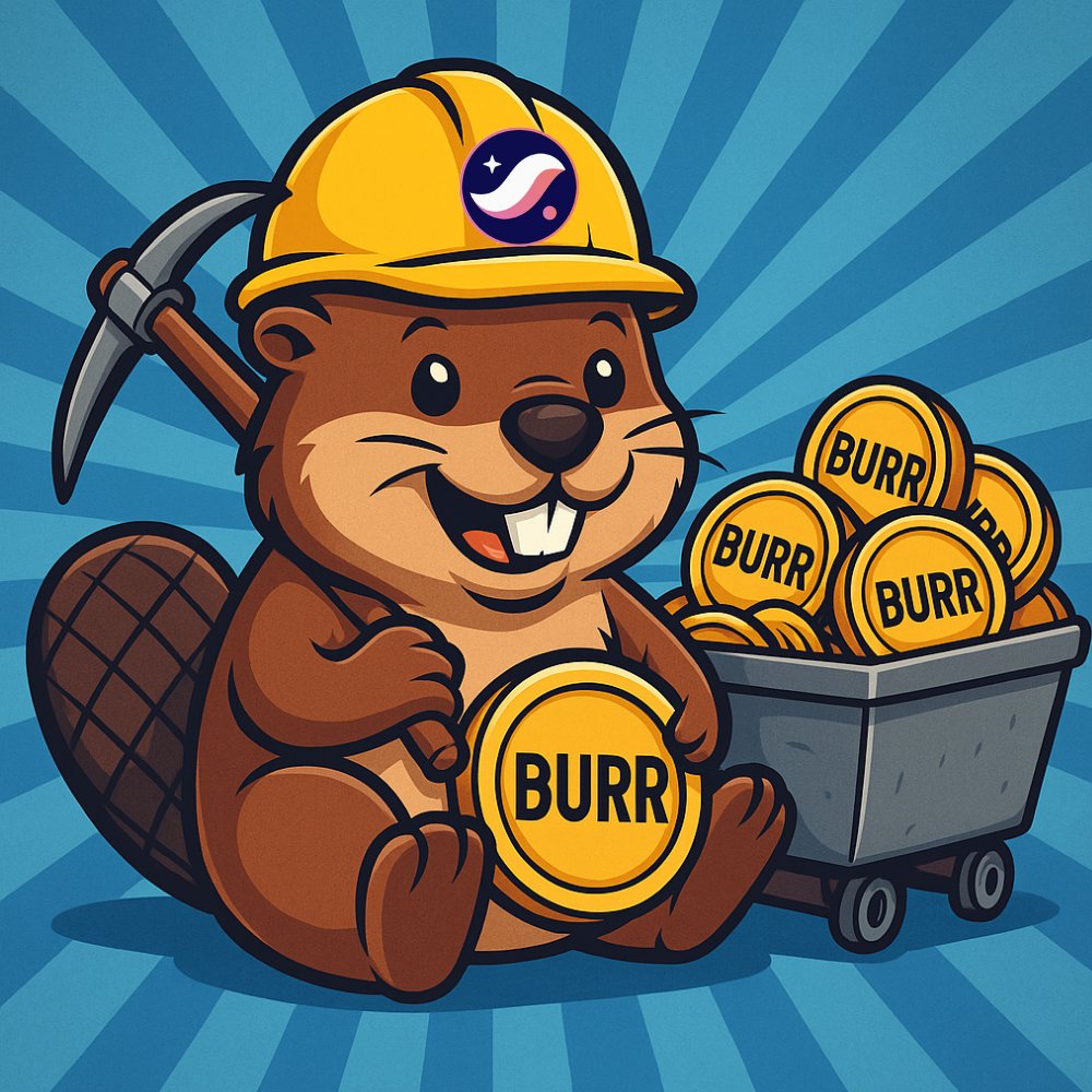 burr_burrow's tweet image. Meet $BURR  

The hardest-working beaver on #Starknet!  
Digging deep for memes, mining $BURR, and having fun on-chain! 🦫