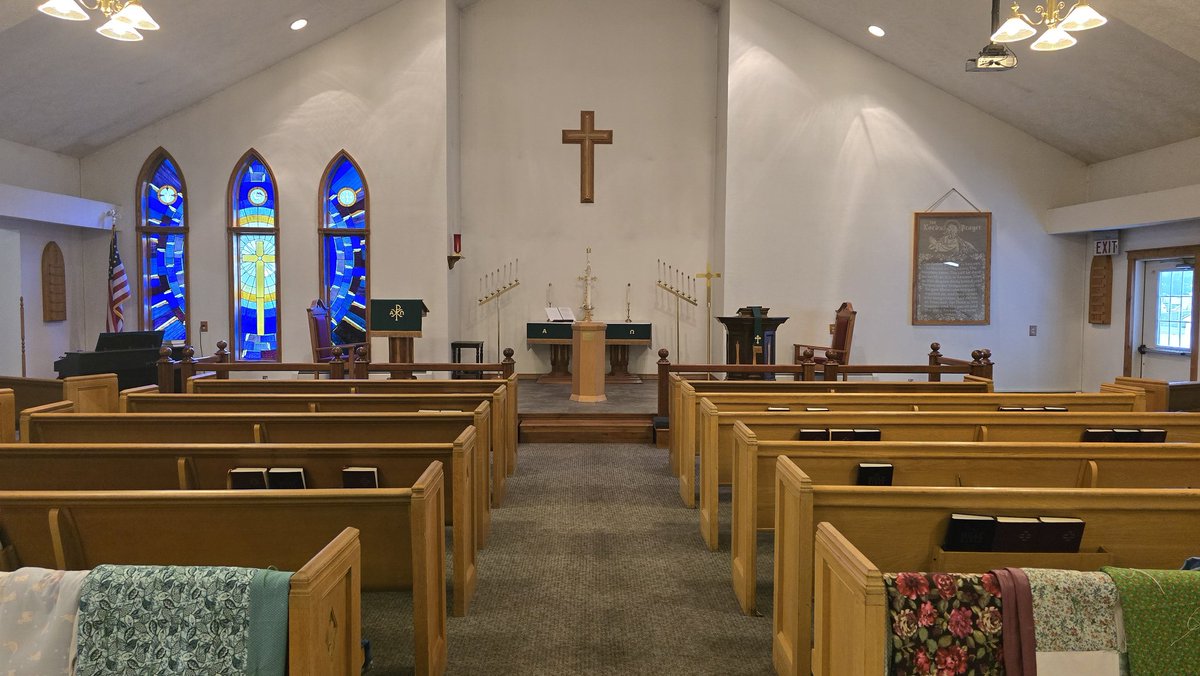 writeousluthern's tweet image. Preached at Calvary Lutheran in Carson City and Peace Lutheran in Alma this morning. The latter is the church I've been attending while on CRM status.