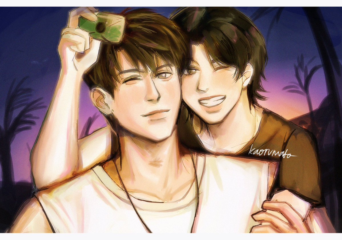kaorumato's tweet image. Summer with Caleb 🏝

#夏以昼 #マヒル  #Caleb