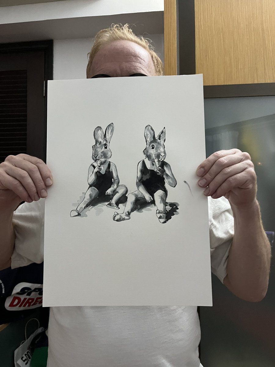 hersoid's tweet image. Currently a 1:6 chance of owning this original painting, as it’s raffled among the owners of my “buns in the sun” entry for @mallowdotart
Wanna shot? Pick up an edition at
mallow.art/artwork/ETu5yG…