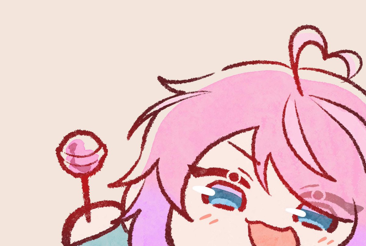 MoSheng618's tweet image. にんげん　スマホばっかみてないで　ラムダがアメちゃんあげる