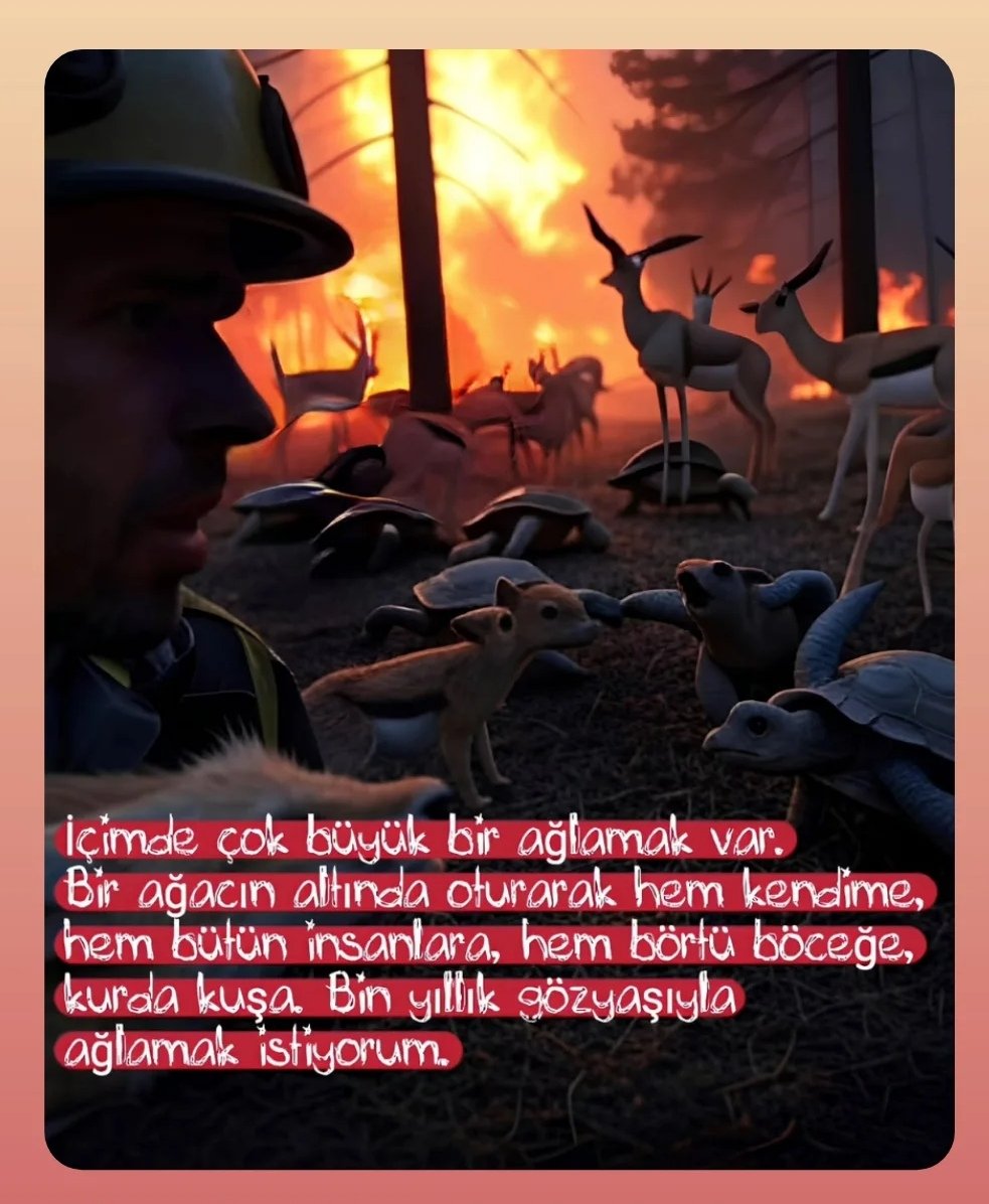 Ahh!
Güzel ülkem, yazık çok yazık... 😞
#TürkiyeYanıyor
#pazar