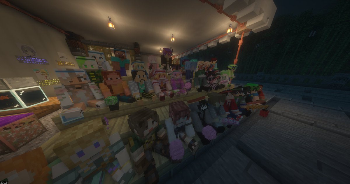 bunny20071024's tweet image. また来年
#マイクラ花火大会2025