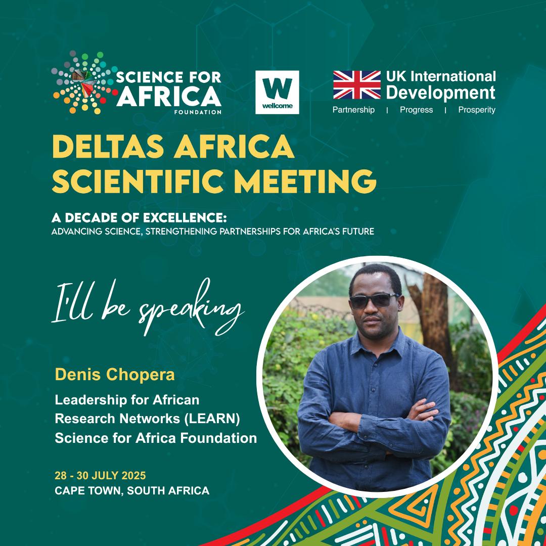 Denis Chopera (@dchopera) on Twitter photo Excited to be presenting the progress update at the DELTAS Africa Scientific Meeting
#DELTASAfrica
<a href="/SciforAfrica/">Science for Africa Foundation</a> Excited to be presenting the progress update at the DELTAS Africa Scientific Meeting
#DELTASAfrica
<a href="/SciforAfrica/">Science for Africa Foundation</a>
