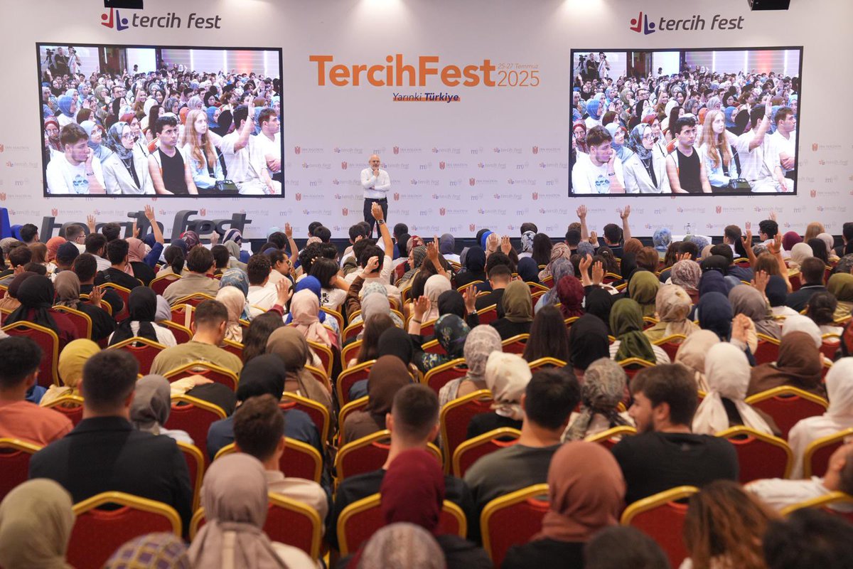 İbn Haldun Üniversitesi ev sahipliğinde ve İstanbul Teknik Üniversitesi iş birliğiyle düzenlenen Tercih Fest 2025’te öğrenci kardeşlerimizle bir araya geldik. 

“Yarınki Türkiye” temasıyla bu yıl sekizincisi düzenlenen ‘TercihFest’, ülkemizin dört bir yanından gelen öğrenci