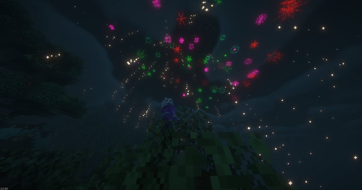 bunny20071024's tweet image. また来年
#マイクラ花火大会2025