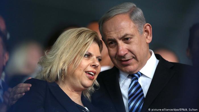 GazaReality's tweet image. Netanyahu and Sara killed Gaza's children. We need 1,000 comments with one word.