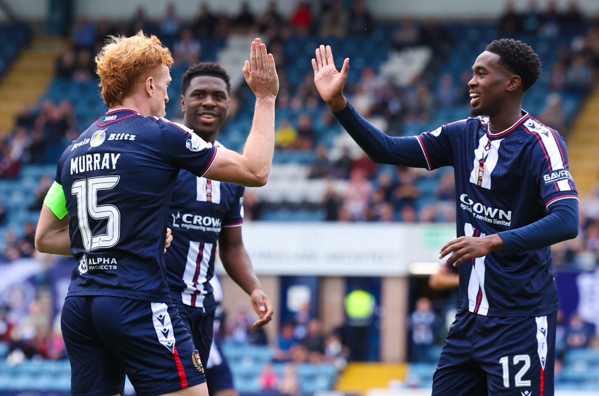 Tele_Sport's tweet image. Goals flow as Dundee finish off League Cup campaign with victory – are they ready for the Premiership kick-off? dlvr.it/TM80pS