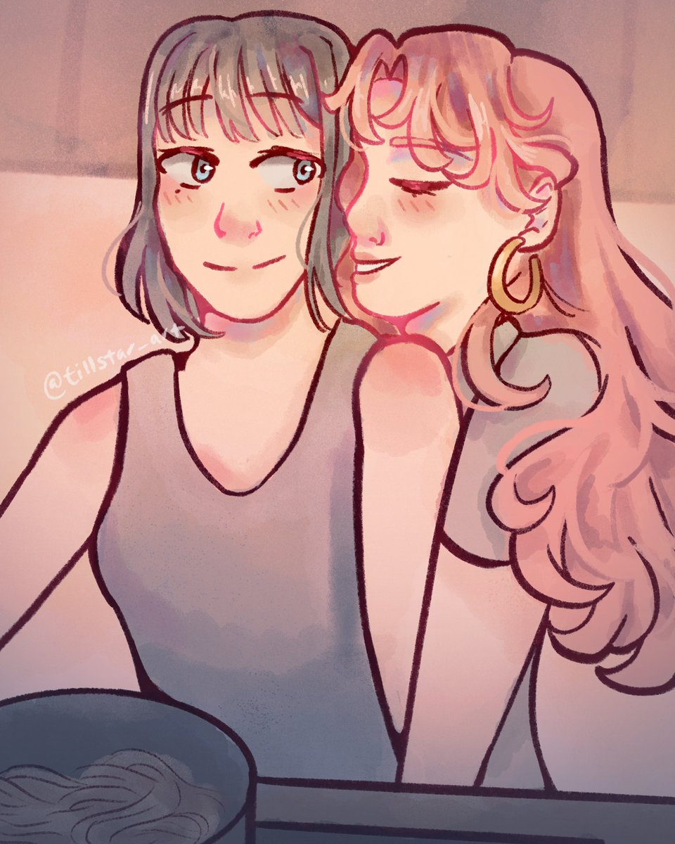 tillstar_art's tweet image. #MitsuayaWeek2025 Day 1!!! Cuties cooking together