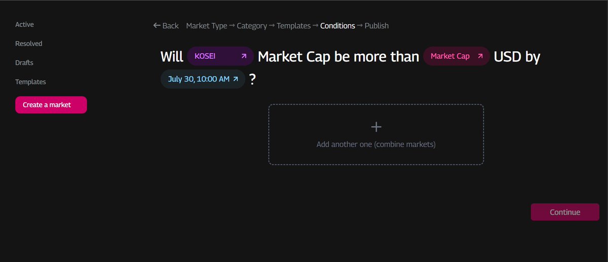 𝙇𝙔𝙍𝘼 𝕏 (@lyraofweb3) on Twitter photo it is so easy creating your own prediction on <a href="/GroovyMarket_/">Groovy Market</a> all you need to do is follow this simple steps
➜Market Type
➜Category
➜Templates
➜Conditions
➜Publish it is so easy creating your own prediction on <a href="/GroovyMarket_/">Groovy Market</a> all you need to do is follow this simple steps
➜Market Type
➜Category
➜Templates
➜Conditions
➜Publish