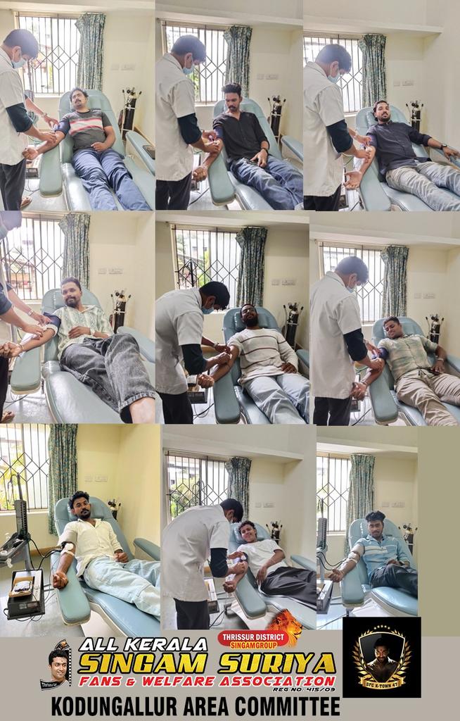 SingamGroupThrissur™ (@singamgroup8) on Twitter photo #SingamGroupKodungallur Area Committee <a href="/Suriya_offl/">Suriya Sivakumar</a> Anna Birthday Special Blood Donation 🩸
<a href="/rajsekarpandian/">Rajsekar Pandian</a> <a href="/Ravikumartcr/">ravikumarsuriya</a>
<a href="/Suriya_AISFC/">All India Suriya Fans Club</a> <a href="/SuriyaFansClub/">Suriya Fans Club</a>
<a href="/Hari_Socialist/">Hari™</a> <a href="/Vishnusuriyatcr/">Vishnu SK</a>
<a href="/Deepaksuriya123/">Deepak P N</a>
#SingamGroup #Karuppu #Suriya
#HappybirthdaySuriya #SingamGroupKodungallur Area Committee <a href="/Suriya_offl/">Suriya Sivakumar</a> Anna Birthday Special Blood Donation 🩸
<a href="/rajsekarpandian/">Rajsekar Pandian</a> <a href="/Ravikumartcr/">ravikumarsuriya</a>
<a href="/Suriya_AISFC/">All India Suriya Fans Club</a> <a href="/SuriyaFansClub/">Suriya Fans Club</a>
<a href="/Hari_Socialist/">Hari™</a> <a href="/Vishnusuriyatcr/">Vishnu SK</a>
<a href="/Deepaksuriya123/">Deepak P N</a>
#SingamGroup #Karuppu #Suriya
#HappybirthdaySuriya