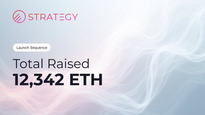 ETH Strategyが12,342 ETHを調達した発表