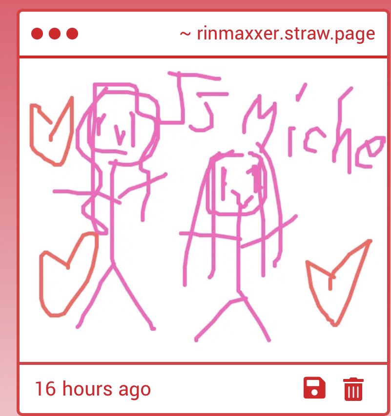 megumifyi's tweet image. RIN IS SO CUTEEEE😭😭🍅😭😭
I dont like you😾
MICHE MY DAUGHTER ITS ADORABLE ILOVE U
bobo the bunny looks cute too🤍🤍
rinmaxxer.straw.page