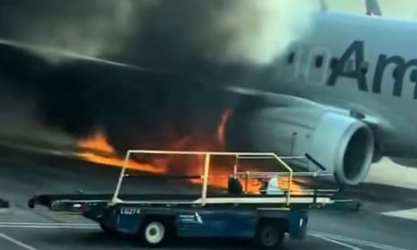 felix_oketcho's tweet image. Sad News

Plane with 179 Passengers catches Fire at American Airport

#Plane on fire