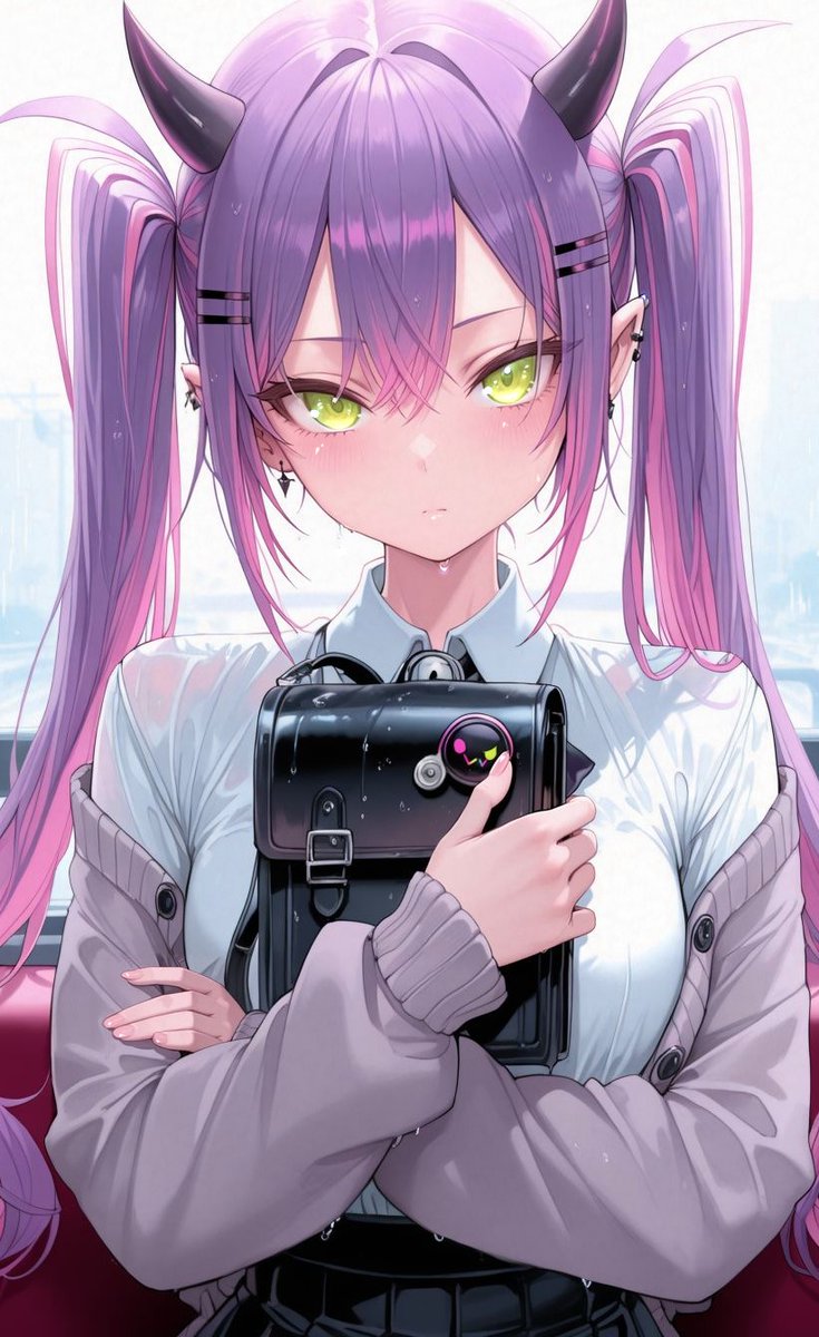 shellcrab580422's tweet image. 突如降った雨☔
バスに駆けこんできたのは・・・
#常闇トワ #ホロライブ #hololive
