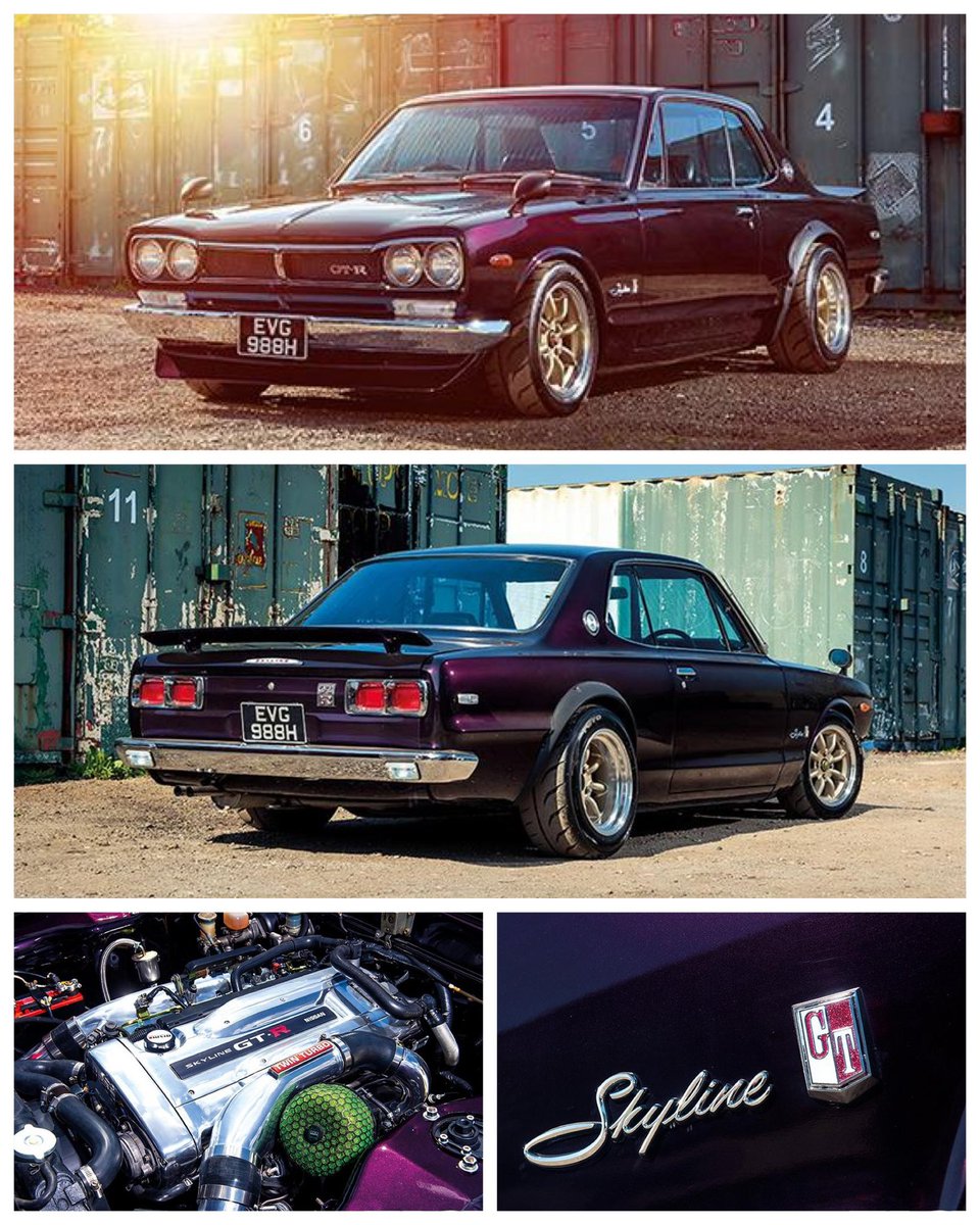 JapaneseIcons's tweet image. We had such a great #SkylineSaturday, we’re in the mood for #SkylineSunday 💜. This 2000GT comes complete with an RB26 Twin-Turbo motor from an R33 GT-R.
#Nissan #Skyline #NissanSkyline #GTR
#日産スカイライ #ハコスカ #スカイライン #Hakosuka #jdm #skylinegtr #nissangtr