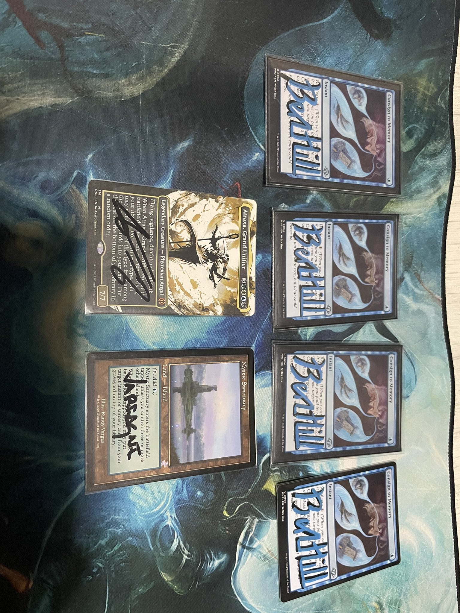 Consign to Memory サイン入り 4枚セット　(MTG サインド) Consign to Memory サイン入り 4枚セット (MTG サインド) Yahoo