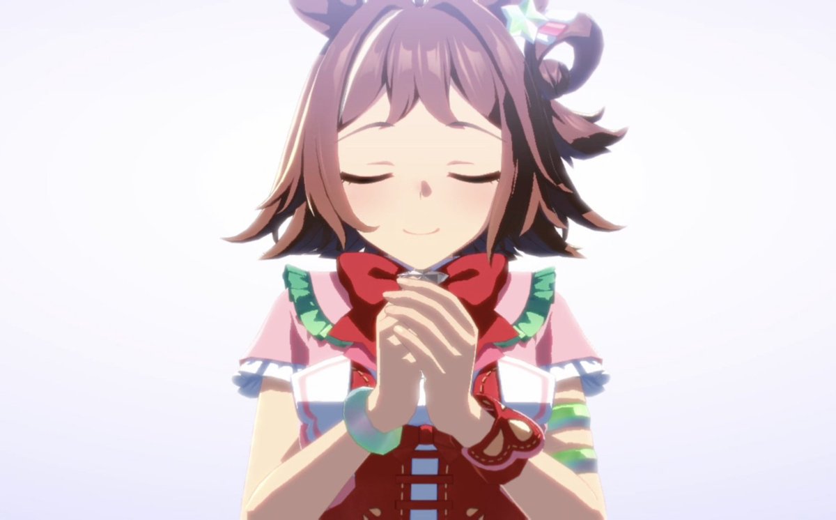 utsuchi_san's tweet image. ウマ娘メインストーリー第2部完走
想いを受け継いでいく系の話に弱い自分には刺さった…
TVアニメとか劇場版とか他媒体ひっくるめても上位に食い込むくらい良かったと思う