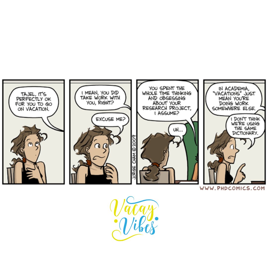 Redefining “Vacation” in Research Culture

#RTM
#RTMHumor
#AcademicFun
#AcademicLife
#ScholarlyLaughs