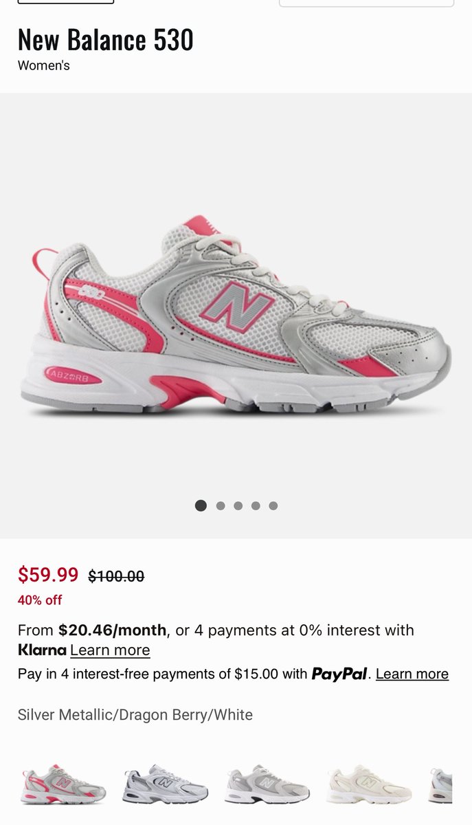 DropsMonitor's tweet image. Nike New Balance 530 
40%OFF 

#ad mavely.app.link/e/VGqWC59xlVb