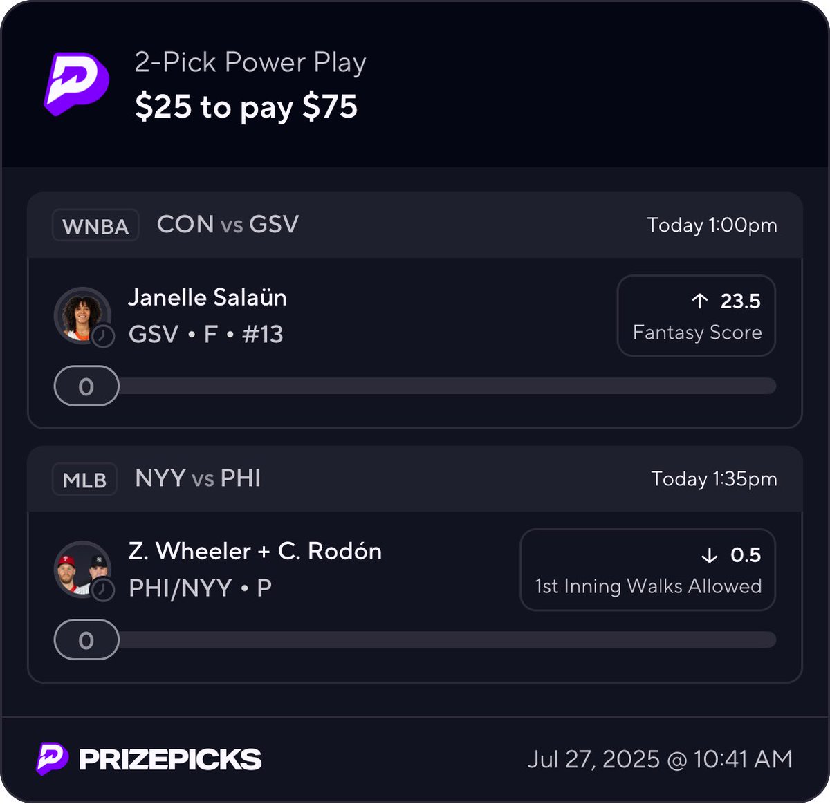 3xProp's tweet image. Favorite slip of the day 😇 rest in the DubClub/Discord!
dubclub.win/3xProp/
#PrizePicks | #GamblingX | #BettingTips