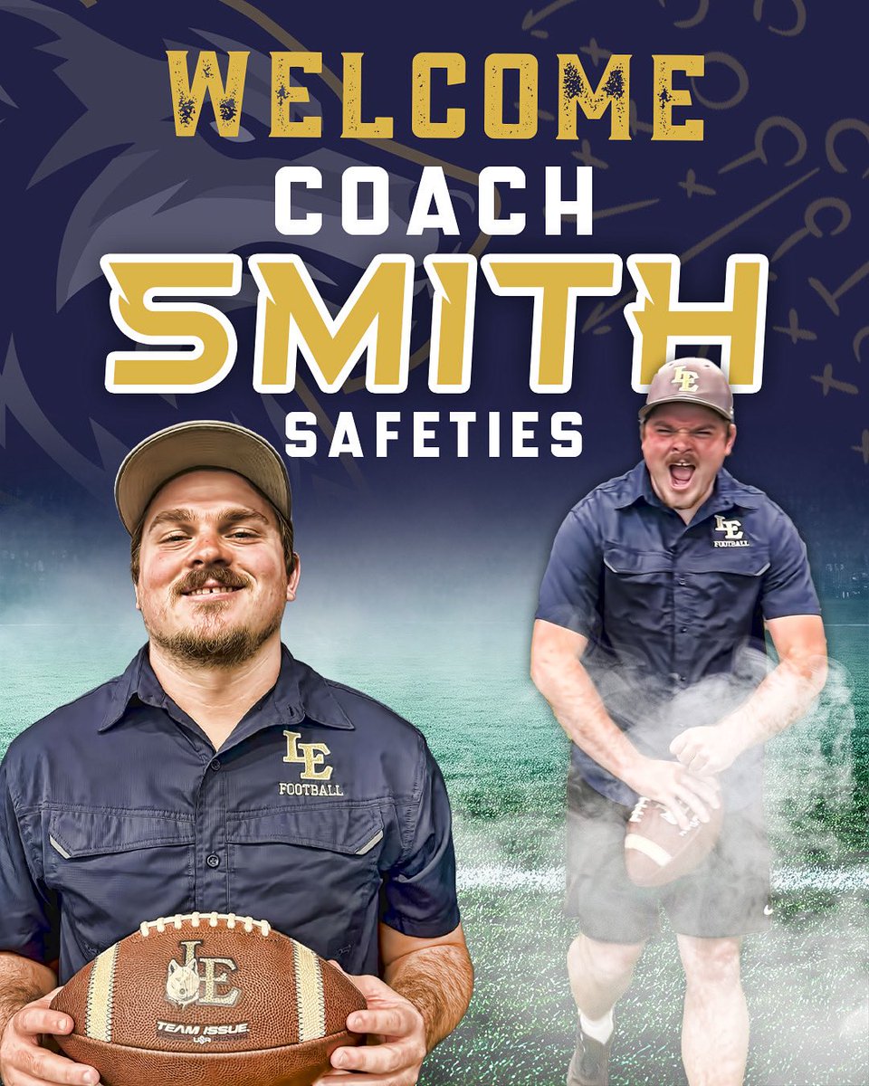 We would like to welcome Coach Gage Smith to The Pack. Coach Smith is a graduate of West Texas A&amp;M and will be coaching our defensive backs. Welcome to the FamiLE! #NoWayOut #PaidInFull #ProtectThePack🐺