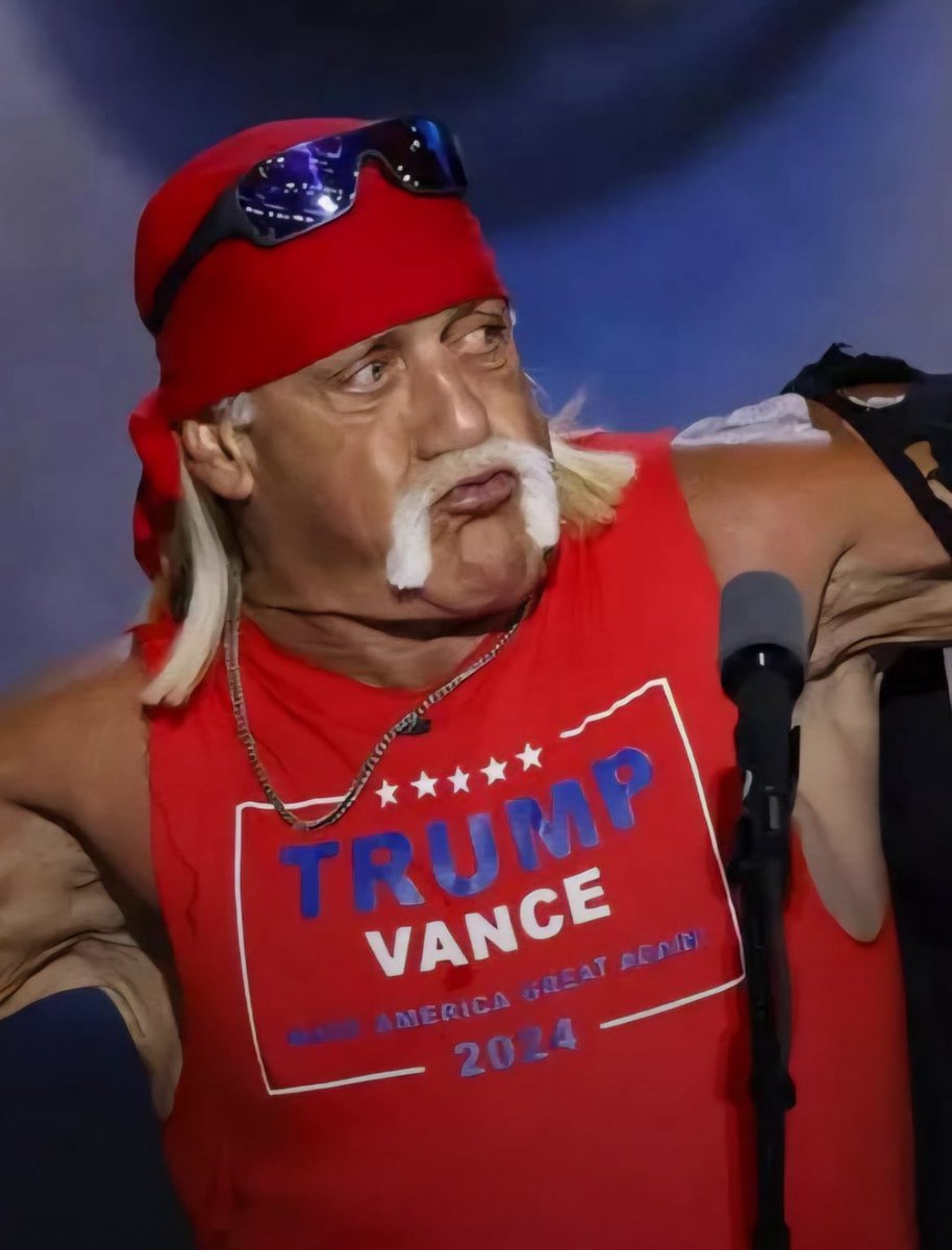 The “Fuck Your Feelings” crowd who was so emboldened during COVID when hundreds of thousands of people were dying….

Are now offended when democrats are calling out Hulk Hogan for being a racist.

Hulk Hogan Died.

Hulk Hogan was a Racist.

Fuck Your Feelings MAGA.