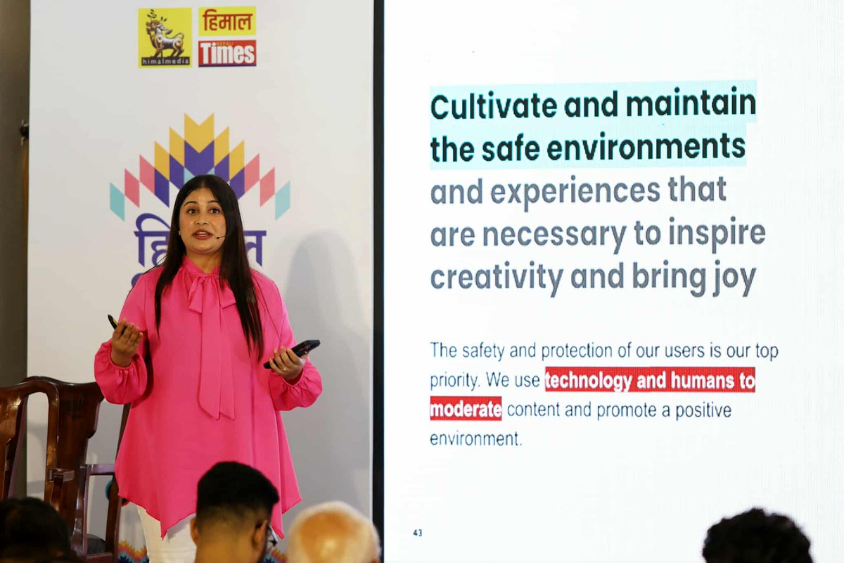 NepaliTimes's tweet image. Himal Media Mela 2025 was a hands-on, crash course for journalists on video journalism, design and deploying TikTok, Instagram, YouTube for impactful content dissemination.
Details here:
nepalitimes.com/news/the-prese…