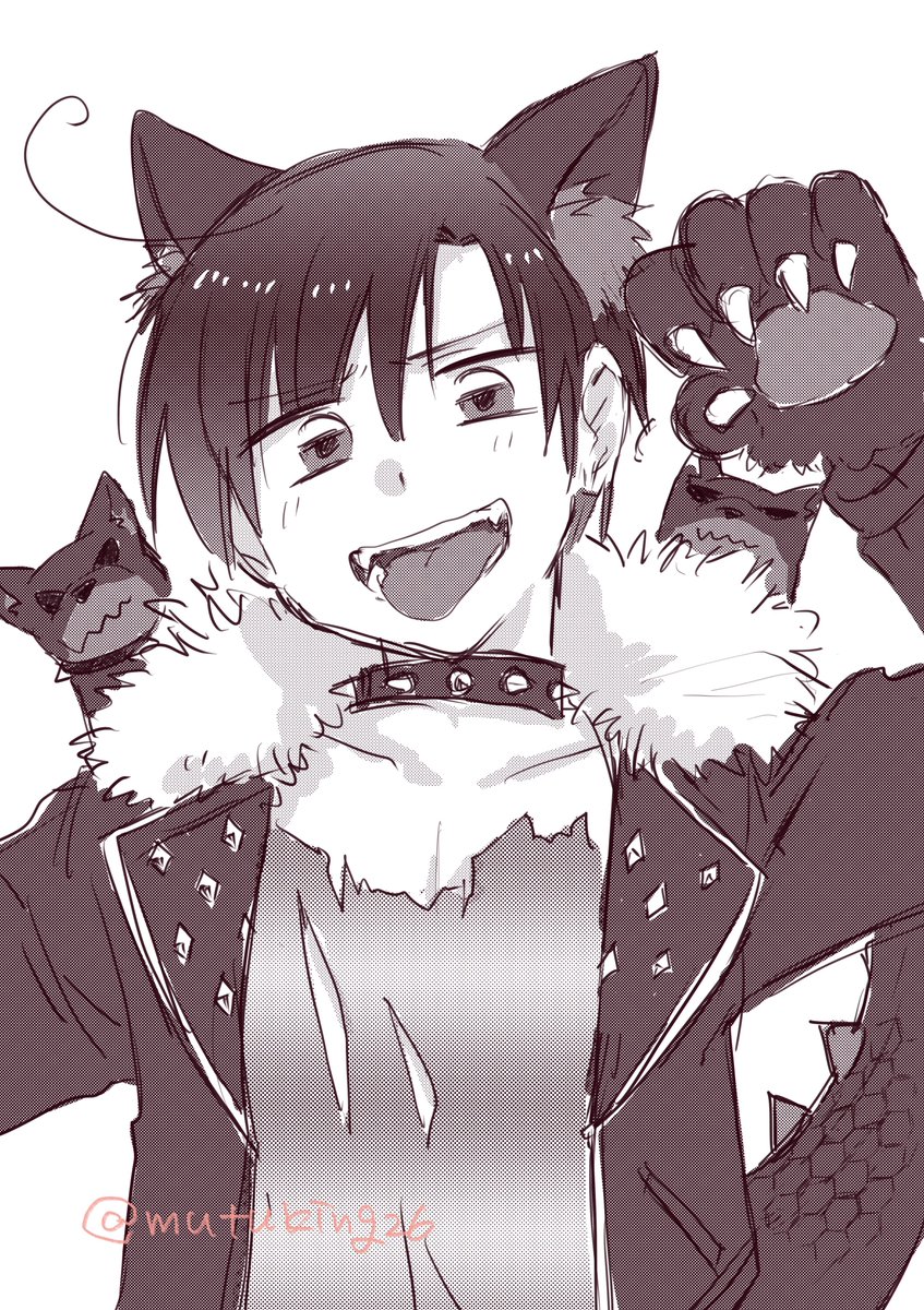 mutuking26's tweet image. ケルベロマのらくがきと撮ってみたタイムラプス(特に面白みはない)