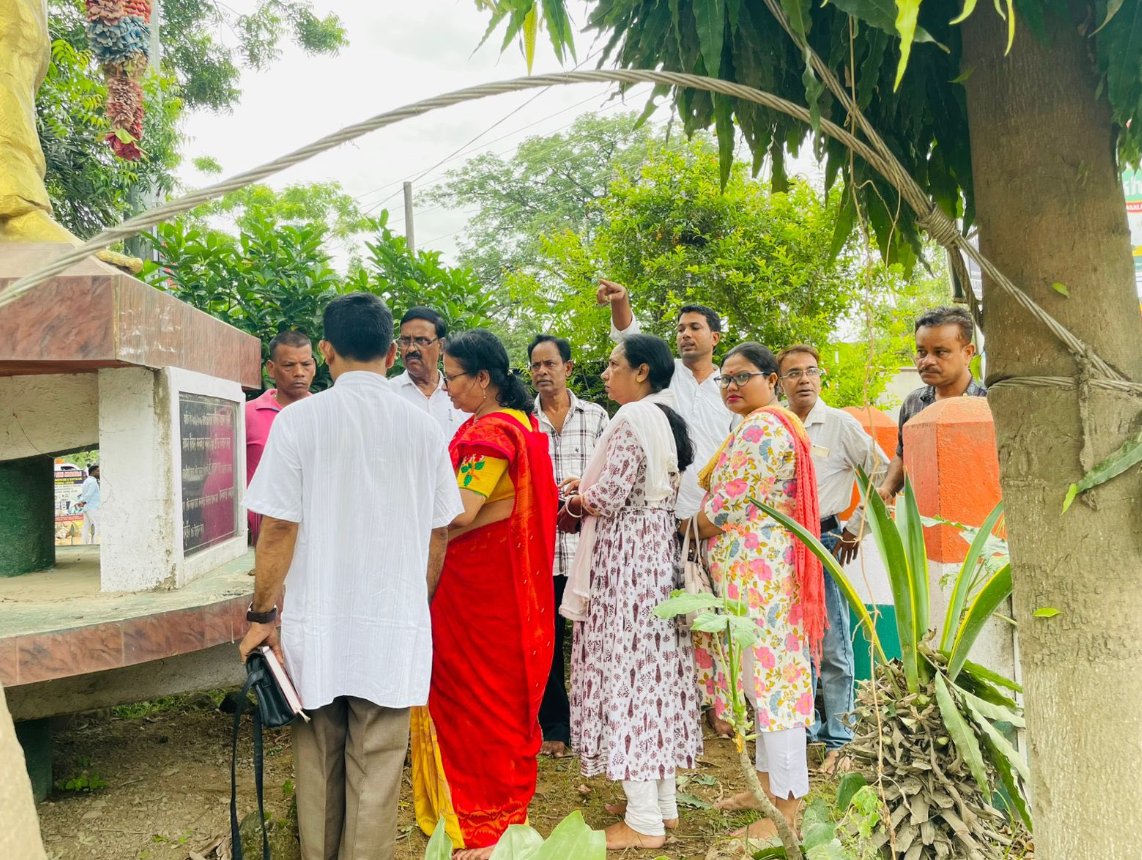 INCAssam's tweet image. Hojai District Congress staged a strong protest demanding justice for Jyoshita Das and a CBI probe into the PWD scam her tragic death exposes deep rot in BJP’s corrupt rule.
#JusticeForJyoshita
📍Hojai