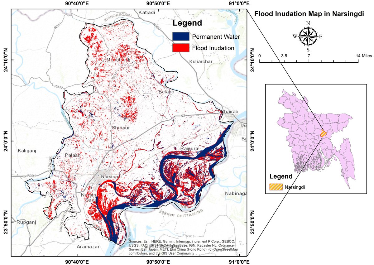 GISRSStudyHacks's tweet image. Flood Inundation or Water Logging Mapping using GEE and ArcGIS
Tutorial Link: youtube.com/live/1FfPAehGW…