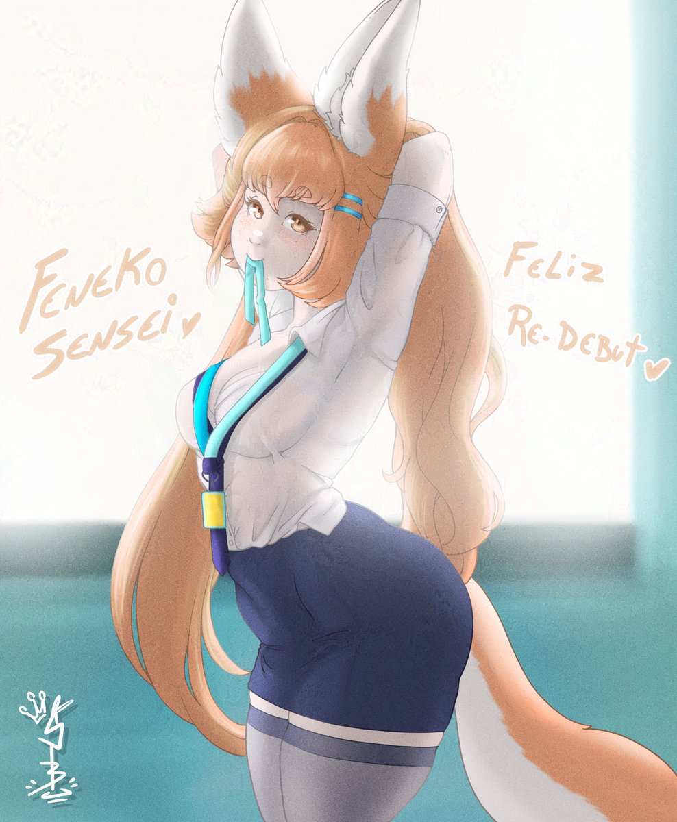 StellarBunn's tweet image. 🥳🥳Parabéns pelo re-debut Feneko Sensei!!🥳🥳

❤️+🔁=🥰