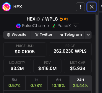 Good times ahead for #PulseChain!! 🙏

$HEX $PLS $PLSX $INC