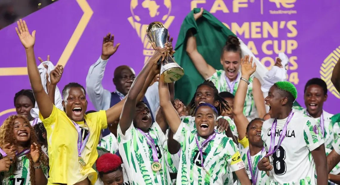 DailyTimesNGR's tweet image. Yusuf Tuggar, Nigeria’s Minister of Foreign Affairs, has congratulated the Super Falcons following their record 10th title win at the Women’s Africa Cup of Nations (WAFCON).
dailytimesng.com/super-falcons-…