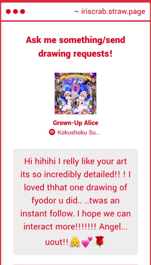 Iriscrab's tweet image. HII OOMF SORRY I TOOK FOREVER TO SE THSI THANKYOU I might have to draw Fyodor the evil creature again 🤔🤔🤔