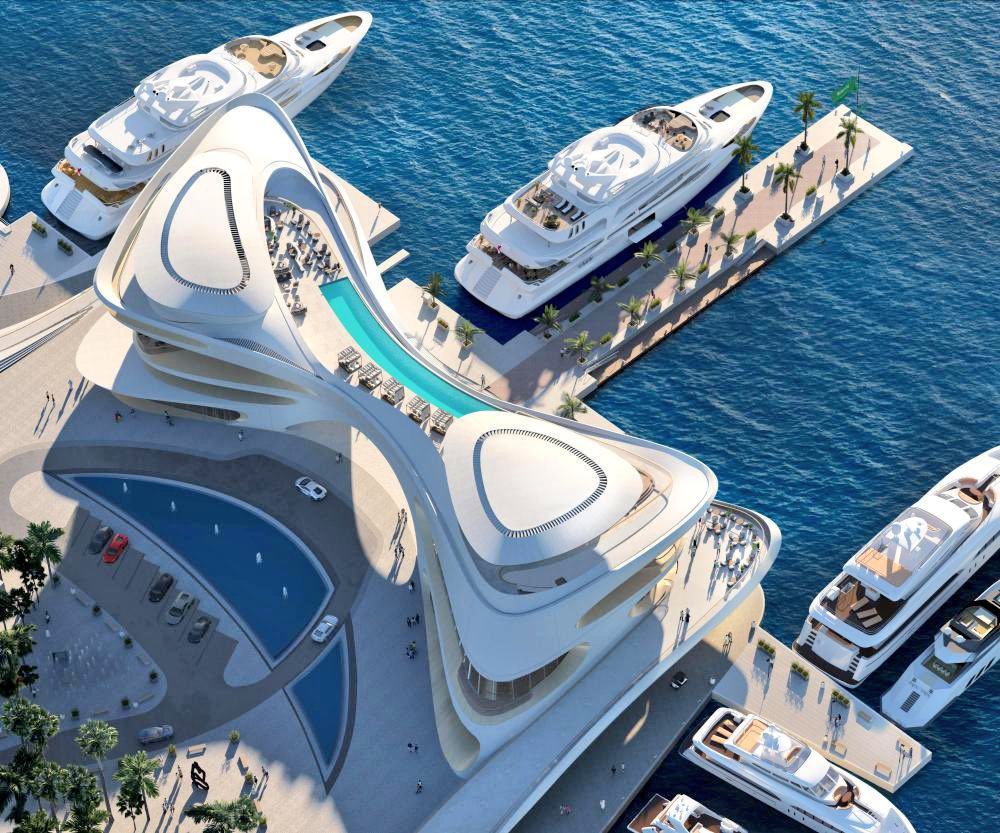 first_1ine's tweet image. 🏗️ البدء في تكسية الواجهات الخارجية في مشروع نادي اليخوت في وجهة #أمالا فائقة الفخامة 🌊

#وجهة_البحر_الأحمر