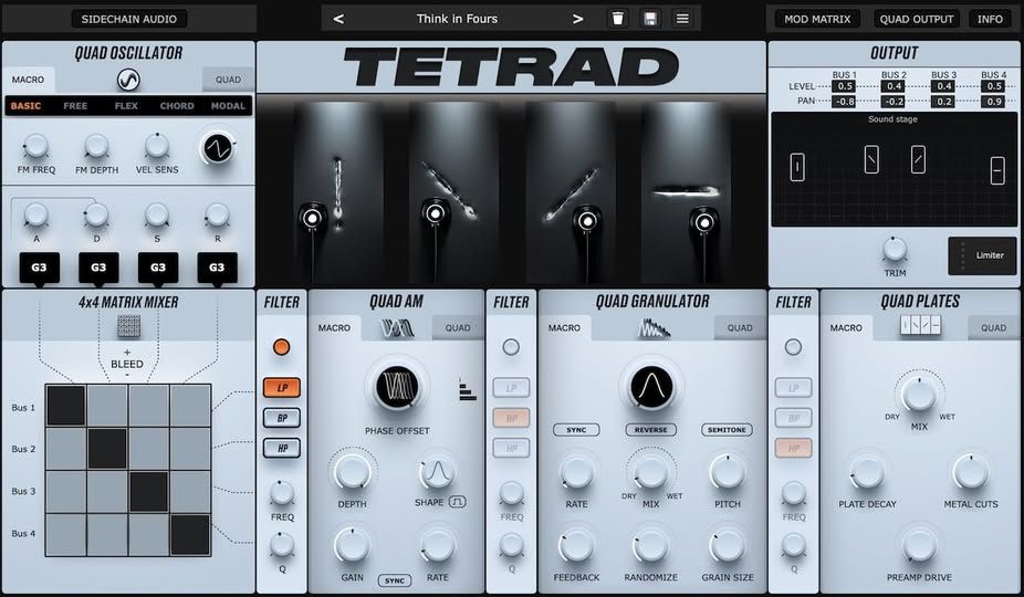 PluginDealsFeed's tweet image. ⏰ Physical Audio's Tetrad virtual synth plugin for Win & Mac is now released. Introductory offer of 40% off ends July 28th. ⏰
🔗 physicalaudio.co.uk/products/tetra…