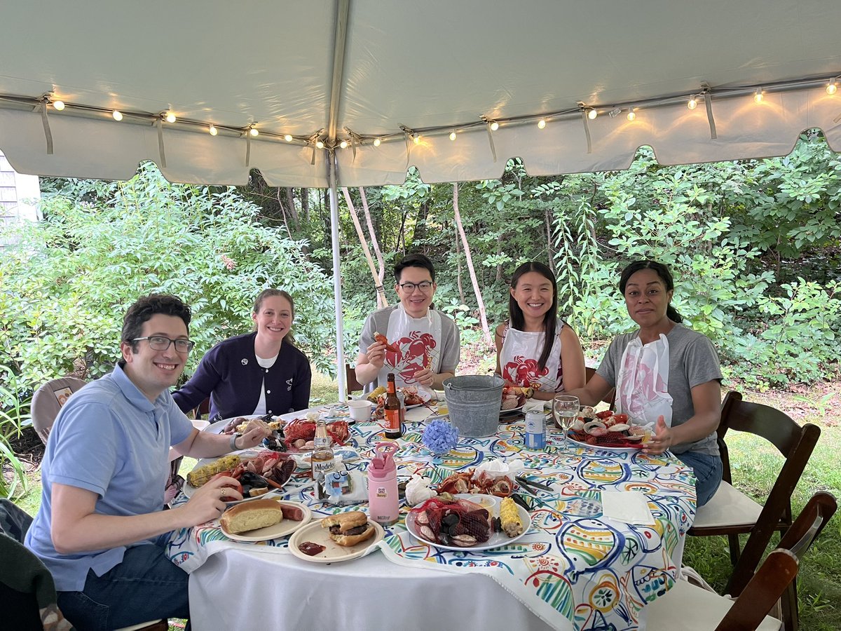 Welcoming BWH EP Fellows with a Lobster/Clam bake on Cape Cod. We are off to a great start!
