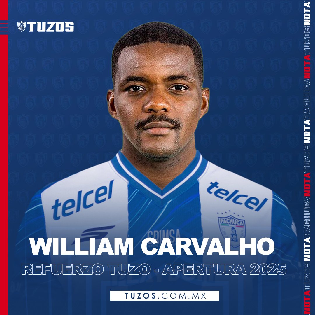 Tuzos's tweet image. 📰 | William Carvalho, mediocampista portugués 🇵🇹 procedente del Real Betis del balompié español se convirtió en refuerzo Tuzo. Checa la ficha y palmarés de nuestro nuevo futbolista en la web.
🌐 tuzos.com.mx/webtuzos/2022/…
#TeJuroQueTeAmo🤍💙