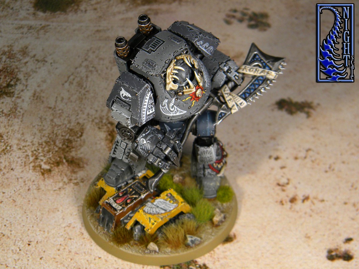 Nightscalestud1's tweet image. Wandering Ancestor Kōrae-Taniwha. Carcharodon Astra Contemptor Dreadnought.
#nightscalestudio
#spacemarines
#carcharodons
#warhammer
#warhammer40k
#miniaturepainting
#paintingminiatures
#paintingcomission
#WarhammerCommunity