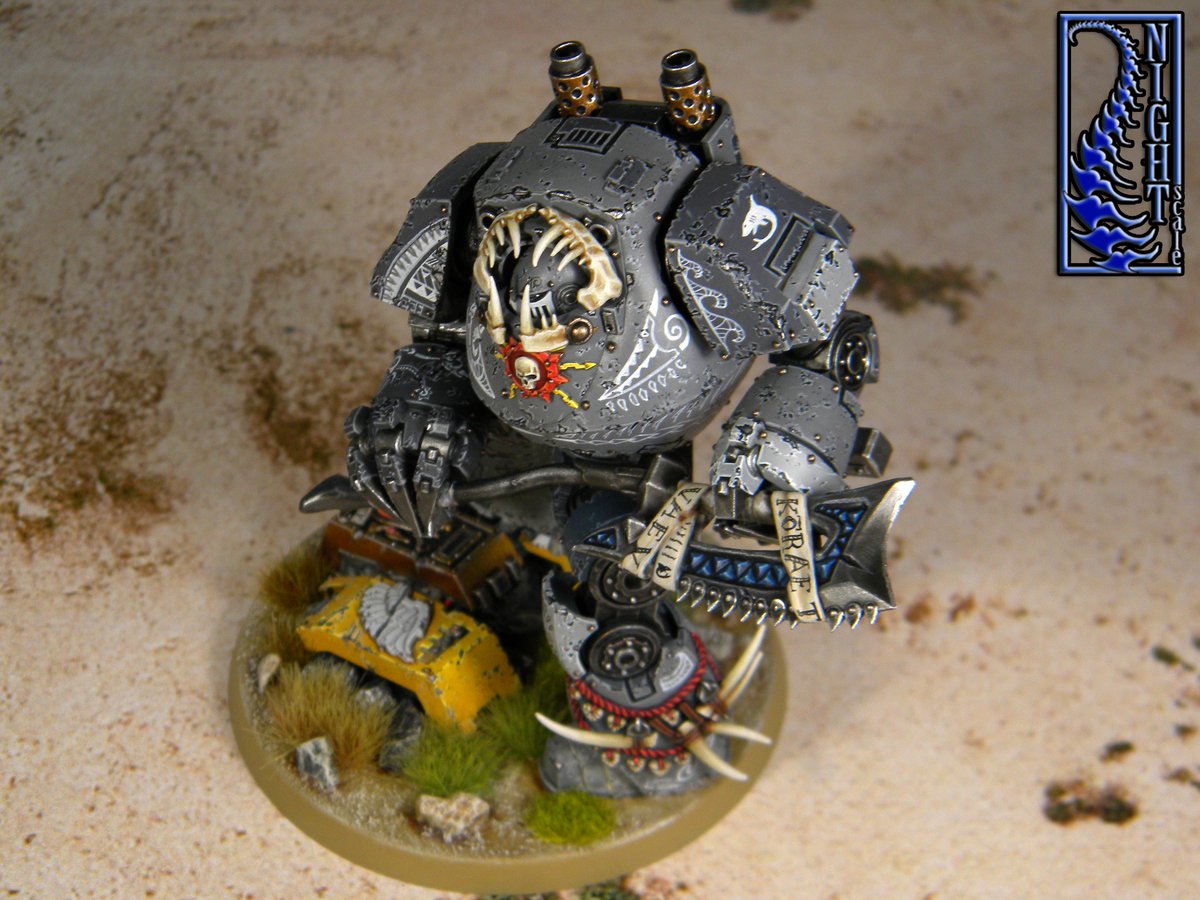 Nightscalestud1's tweet image. Wandering Ancestor Kōrae-Taniwha. Carcharodon Astra Contemptor Dreadnought.
#nightscalestudio
#spacemarines
#carcharodons
#warhammer
#warhammer40k
#miniaturepainting
#paintingminiatures
#paintingcomission
#WarhammerCommunity