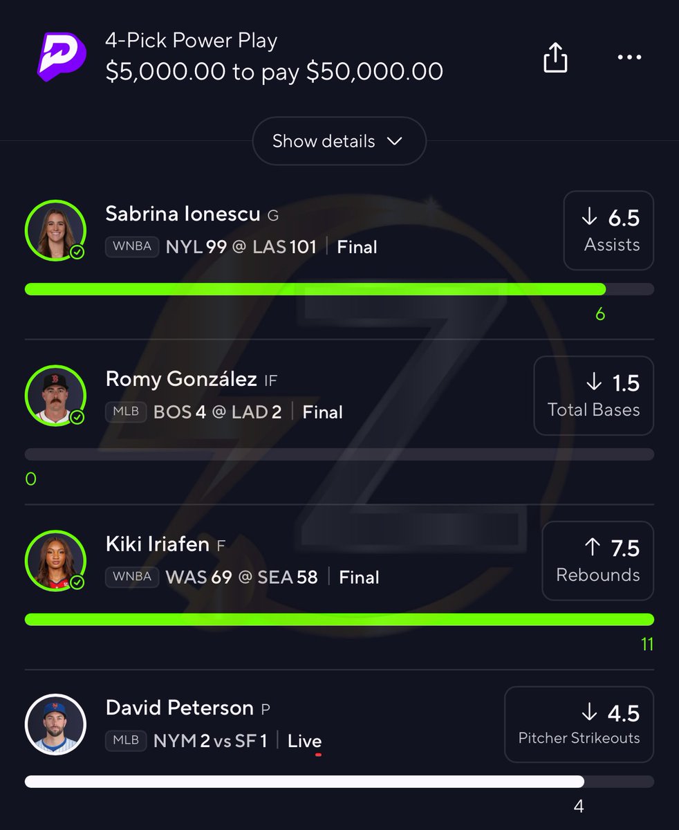 ZetoPicks's tweet image. Only get wins like these with me ๐ฅฑโ
Join my Discord here โก๏ธ discord.gg/FazdwKB5zE
Fast money >
#prizepicks #gamblingx #imthebest