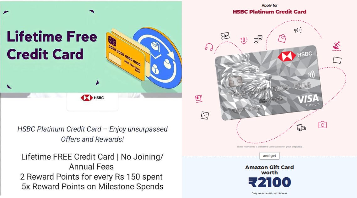 DealBeeOfficial's tweet image. BIG LOOT : GET ₹2,100 Amazon Gift Card For FREE 😍
Apply HSBC Platinum Credit Card : Lifetime Free Credit Card
👉 Apply Now: bitl.in/PesuEZG9
✅ No Joining Fee | No Annual Fee — Forever!
• Get ₹2,100 Worth of Amazon GV From My Link:
• ₹500 Amazon GV on spending…
