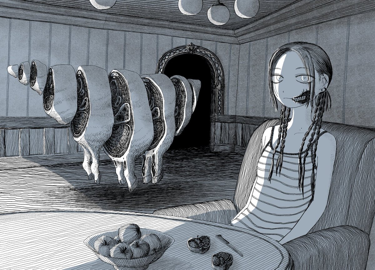 AmraSeldon's tweet image. Hora de sopar... 

Art © りゃう / ryaw 
@ryaw_2523