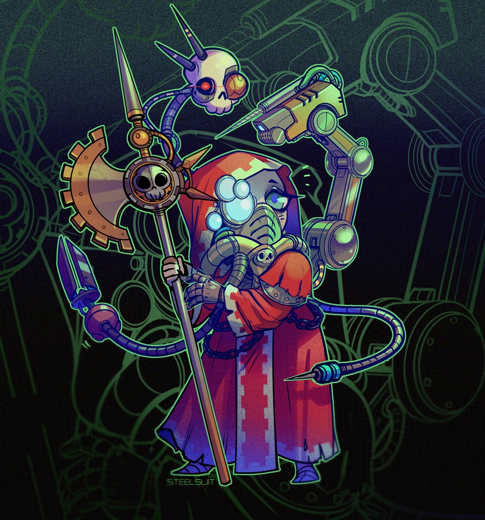 steelsuit's tweet image. Pasqal Haneumann chib!
#RogueTrader #admech #warhammer40k #warhammer40000